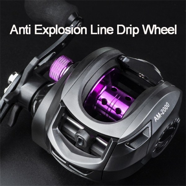 Baitcasting Rullar Gjutning 8KG Drag Fiske Rullar