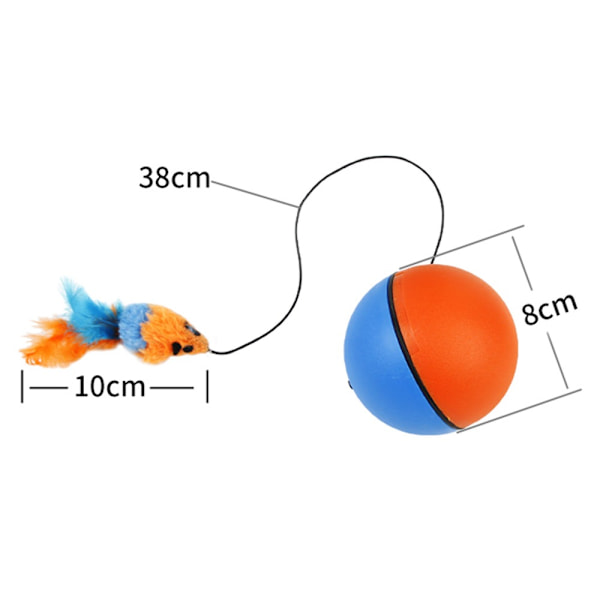 Smarte katteleker Automatisk rullende ball elektrisk