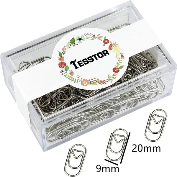 150 Stk Tiny Clips Mini Paperclips Small
