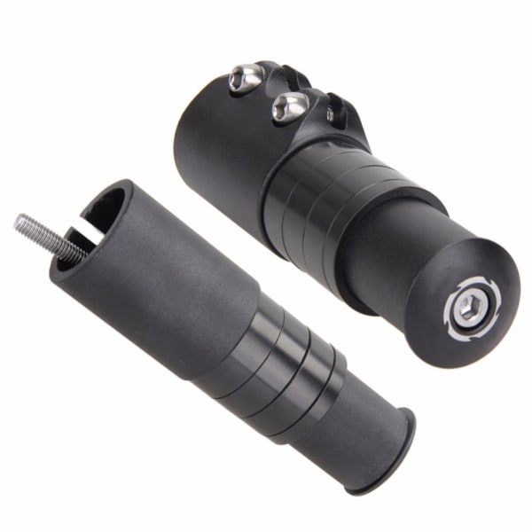 Cykelgaffelstammeforlænger Styr Forhøjer Stang SORT 12CM 12CM black 12cm-12cm