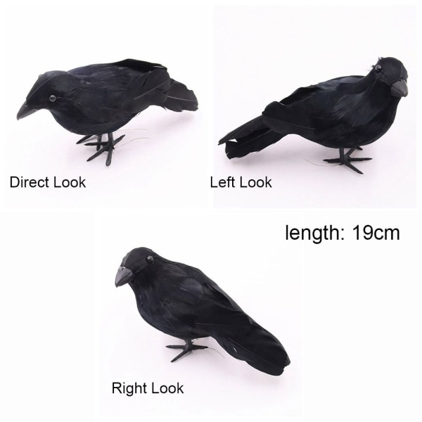 Keinotekoiset Crows Feathered Raven RIGHT LOOK RIGHT LOOK Right Look