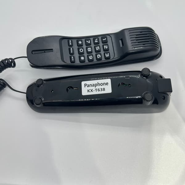 Telefon med ledning Kablet telefon HVID White
