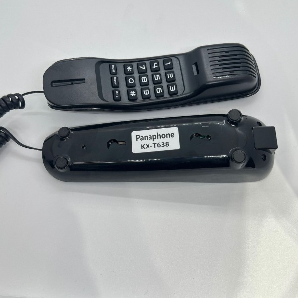Telefon med ledning Kablet telefon SVART Black