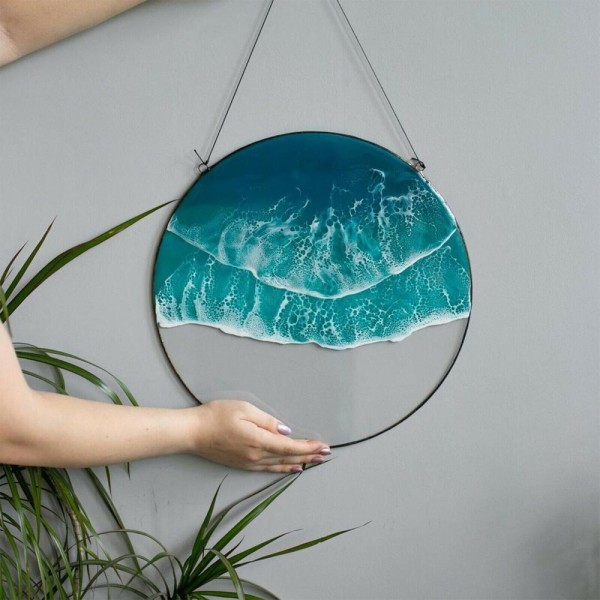 Wave Pendant Ocean Wall Hanging C C C