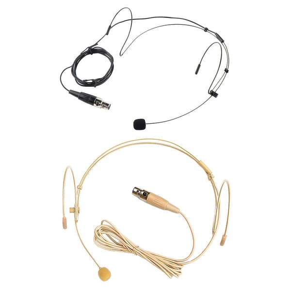 Hovedbåret headset mikrofon BEIGE beige