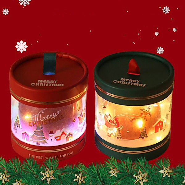 Jul Äpplen Box Presentförpackning RÖD red
