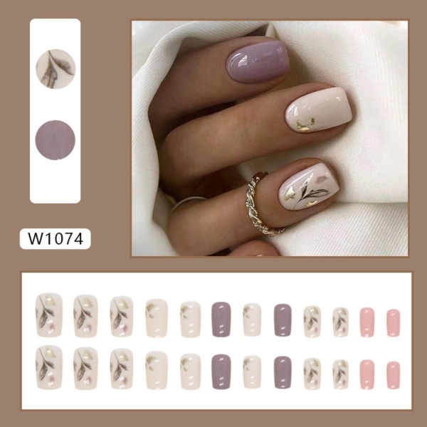 Falske Nails Fake Nials W1074 W1074 W1074