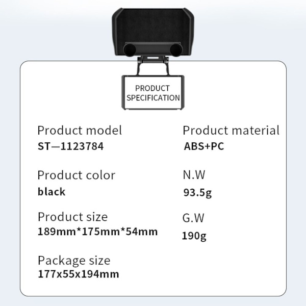 Controller Protector Sun Hood Control Sticks Guard black