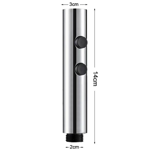 Dusjhode Vannbesparende sprinkler GRÅ grey
