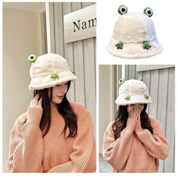 Fisherman Hat Varm Cap VIT VIT white