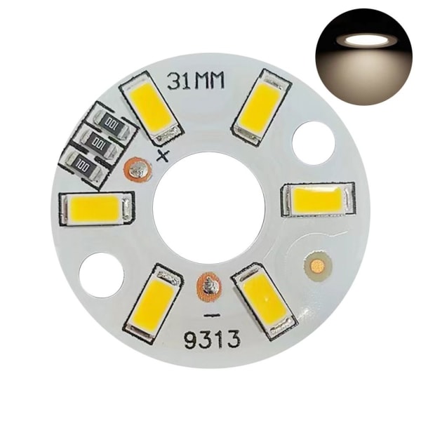 5 ST LED-källchips ljusemitterande diod 3W NEUTRAL VIT 3W 3W neutral white