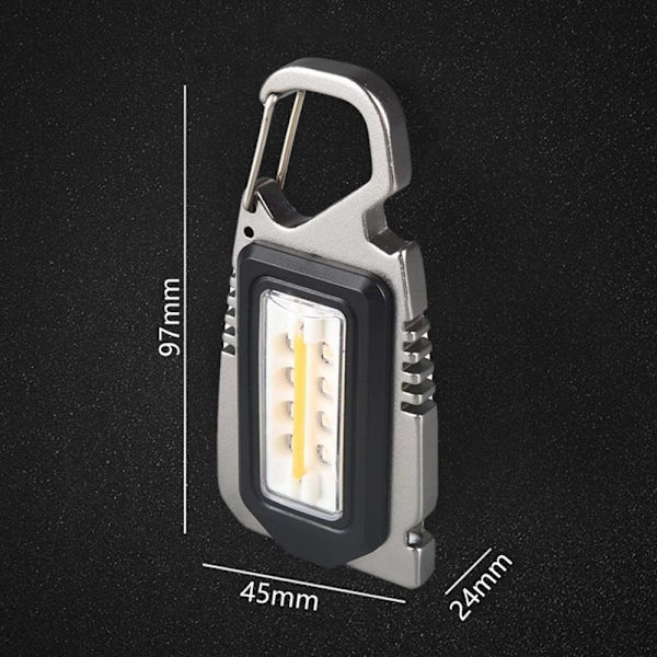 LED-lommelykt Whistle Keychain Light Emergency Lamp