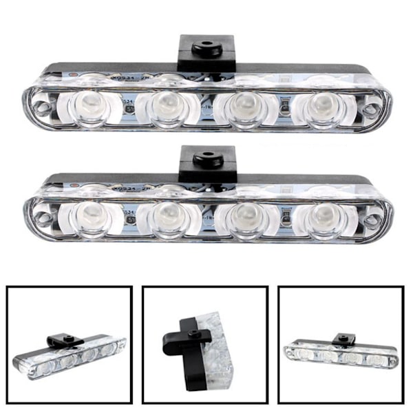 Auton led-valon varoitusvalo PUNAINEN&SININEN red&blue