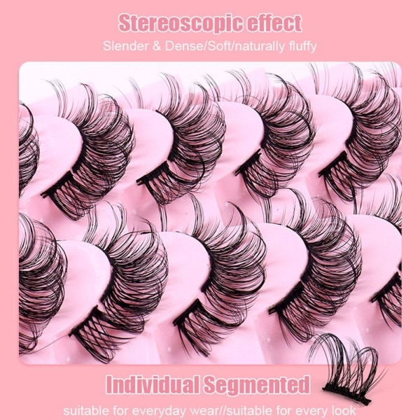 10 par klyngevipper ligner extensions DIY10-4 DIY10-4 DIY10-4
