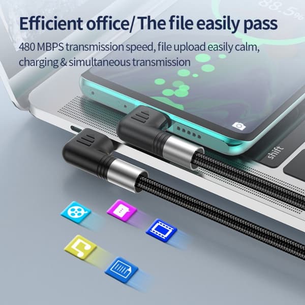 C-tyypin kaapeli USB-C-datajohto 1M 1m
