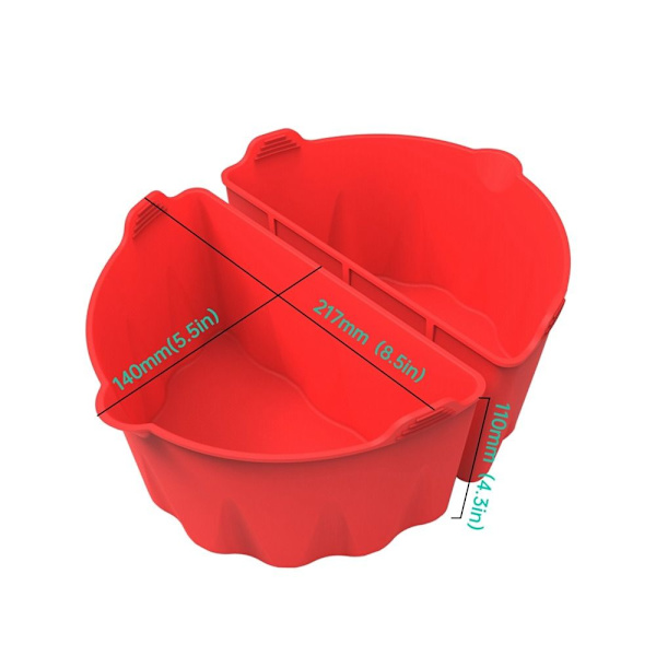 Slow Cooker Liner Slow Cooker Separator RØD red