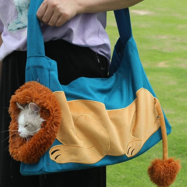 Cat Carry Bag Pet Rugsäck LJUSGRÖN S light green S