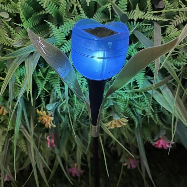 2 Stk Tulipaner Solar BLÅ Blue