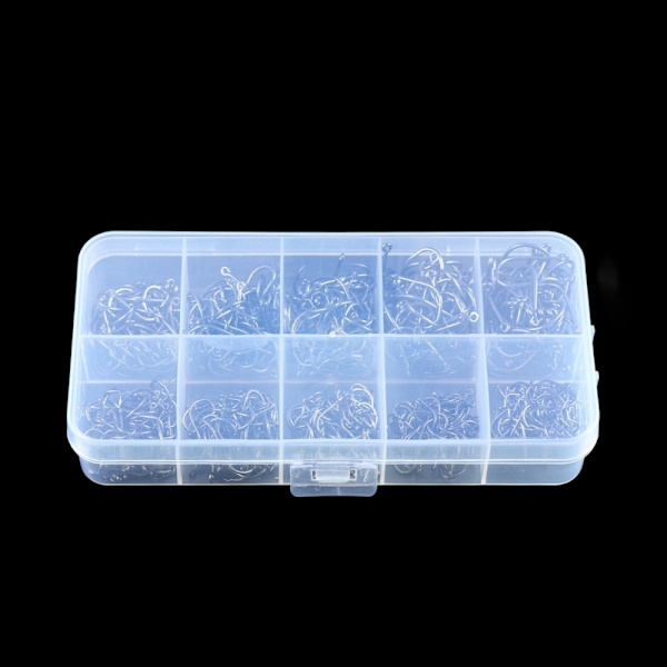High-carbon stål fiskekrog Hawksbill Enkelt krog 200STK 200STK 200PCS
