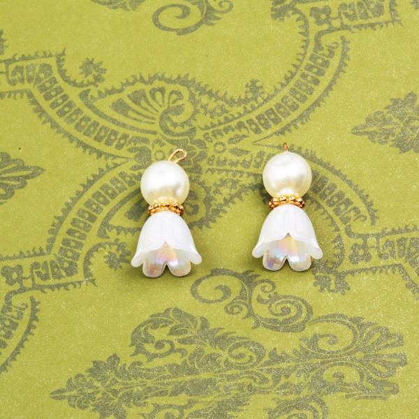 20st Pearl Bell Orchids Pendel DIY Pendant A A A