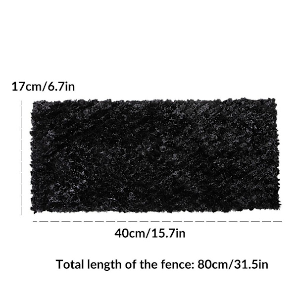 Vinter tørklæde Cable Cowl Neck SORT black