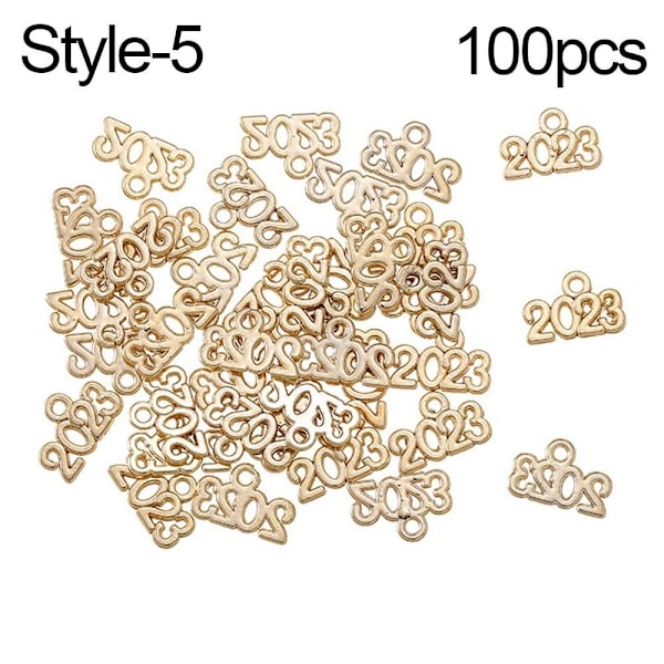 100 stk. Souvenir vedhæng 2023 kvast STYLE-5 STYLE-5 Style-5