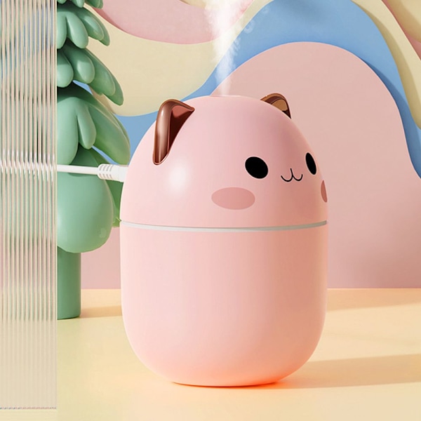 200ml Luftfuktare Aromaterapi Diffuser ROSA pink