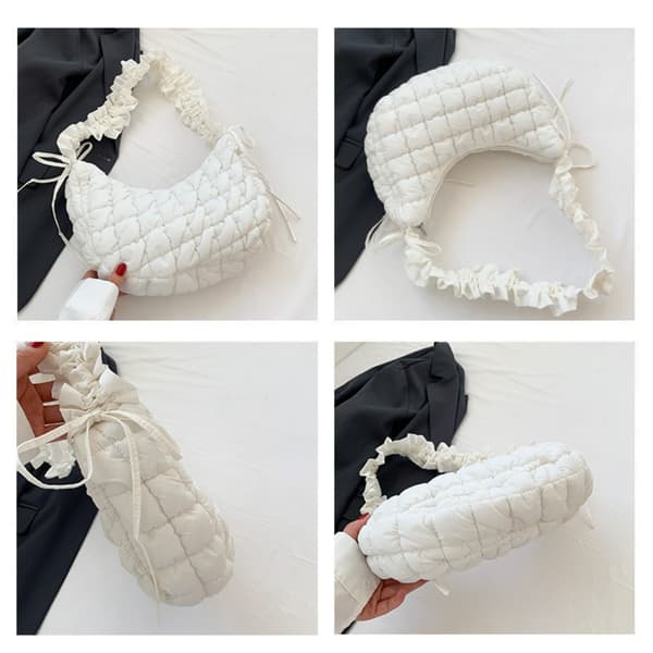 Cloud Bags Ruched Håndtaske GRÅ Grey