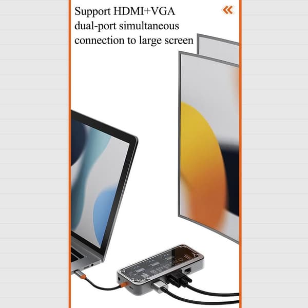 USB HUB Type-C dockingstation 4K HDMI