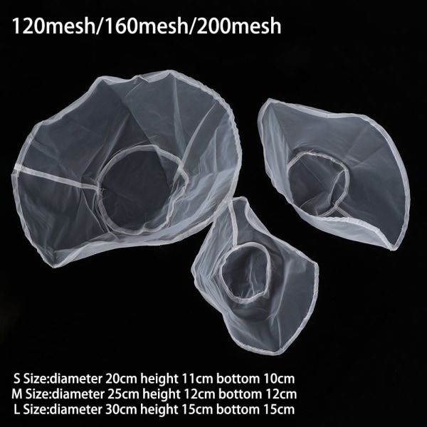 Nylon Filterpåse Mutter Mjölkpåse Kaffefilter L 200MESH L