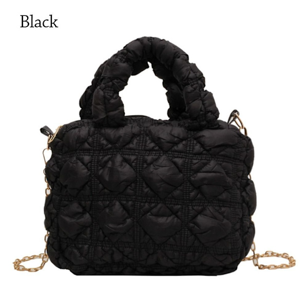 Skuldertaske Kæde Crossbody Taske SORT black