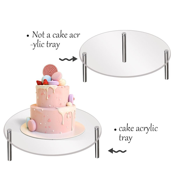 Herdet glass Display Stand Display Riser Stands Kakeholder