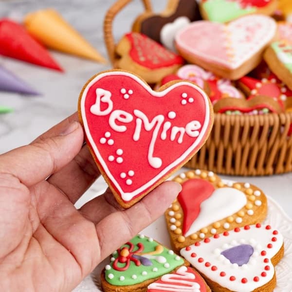 10 stk Rustfritt stål Kjeksform Rustfritt stål Love Cookie 10 pcs