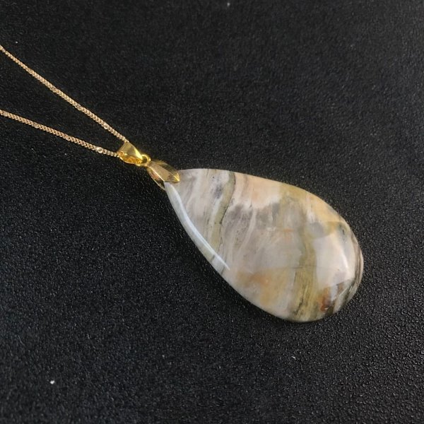 Stone Kaulakoru Riipus Luonnollinen Akaatti Riipus NELIKULMIO NELIKULMIO rectangle