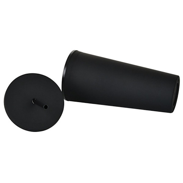 Kaksikerroksinen Skinny Tumbler muovinen Forsted-vesipullo KELTAINEN Yellow