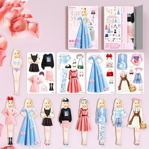 Magnetic Dress Up Baby Princess Dress Up Stickers 1 1 1