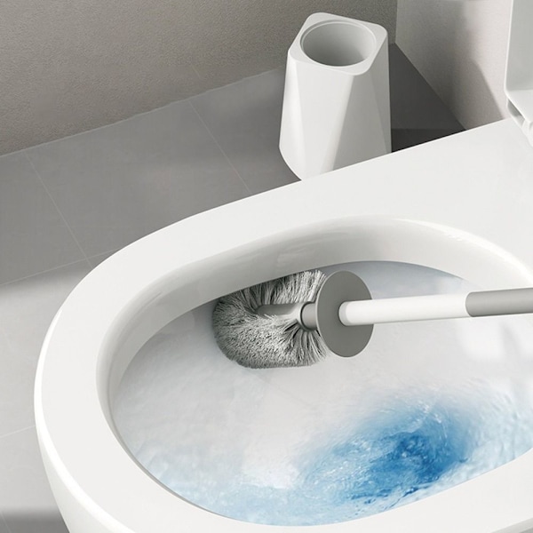 Toiletbørste Toiletbørste og holdersæt GRÅ 1 1 Grey 1-1