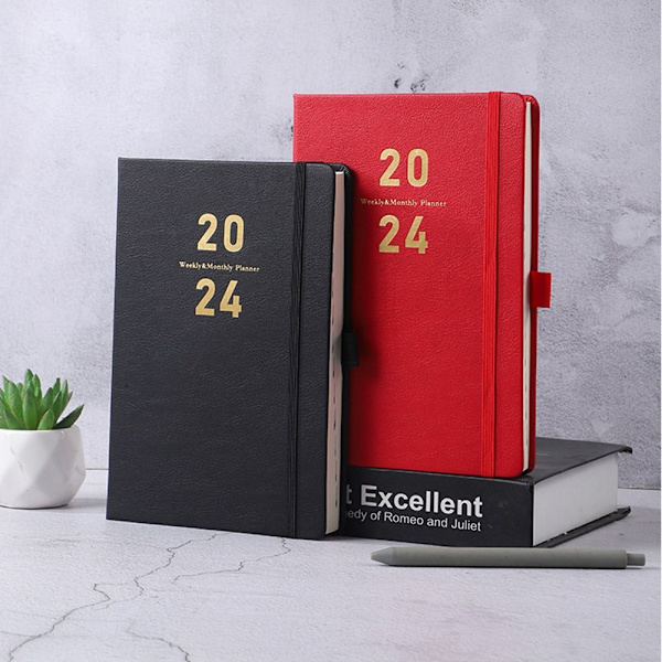 Aikataulu Kirja Agenda Kirja PUNAINEN Red