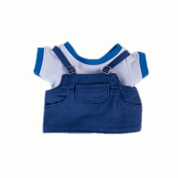 Dukkeklær Denimskjørtsett BLÅT blue