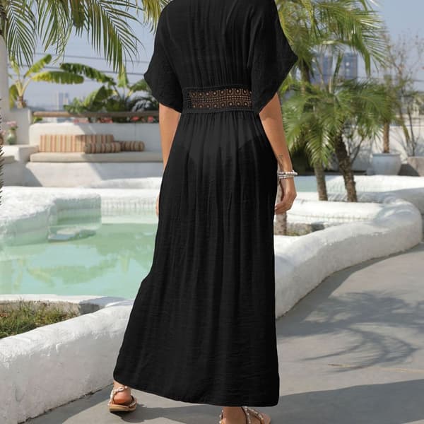 Bikinipeite pitkät mekot MUSTA S black S