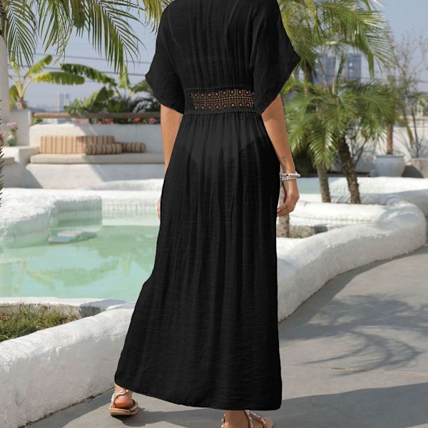 Bikinit Cover Up pitkät mekot WHITE L white L