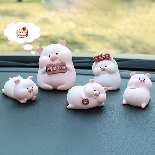 Dashboard Piggy Ornaments Djurdockaleksak B B B