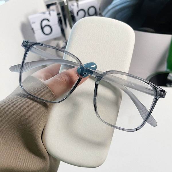 Anti-Blue Light Glasses Ylisuuret silmälasit MUSTA Black