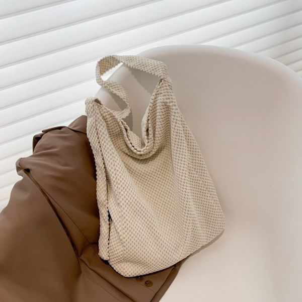 Lærredsskuldertaske Crossbody-taske HVID STYLE 1 STYLE 1 white style 1-style 1