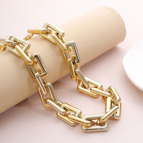 CCB lyhyt kaulakoru Choker ketju GOLD Gold
