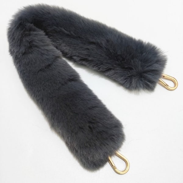 Väska Strap Handväska Axelrem MÖRKGRÅ Dark Grey