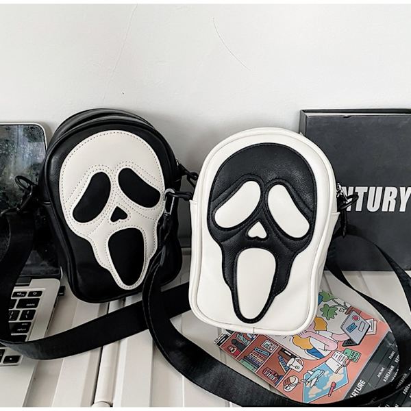 Ghost Bag Y2K väska Axelväskor Handväskor VIT white