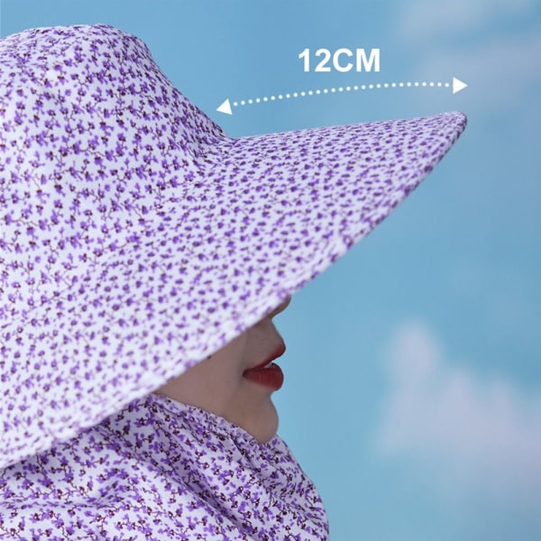 Solhatt UV-beskyttelseshatter LILLA purple