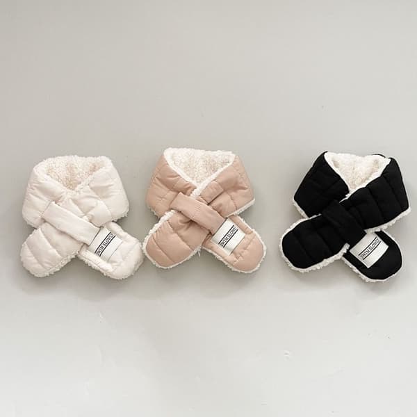 Babyskjerf Barn Plysj Neck Wrap WHITE white