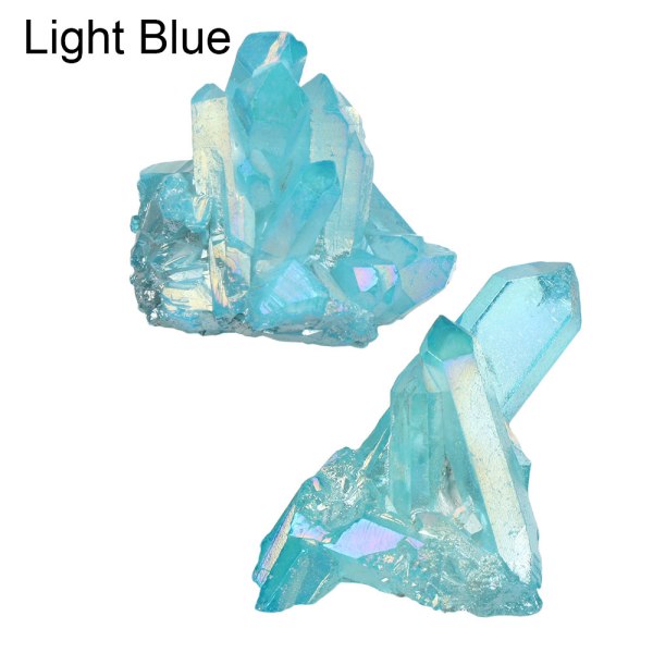 50-70 g kvartskristallkluster Naturligt mineralprov LIGHT light blue